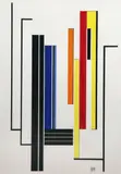 Résonance 3/6 by Prospero Moryusef, 2009, Gouache sur papier, sold Jan 2010