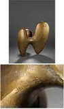 Composition by Georges Jouve, 1957, Bronze poli signé en dessous Hauteur :, sold Jul 2009