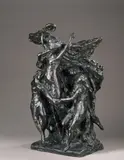La Danse, esquisse Modèle créé en 1865 ; fonte Hébrard entre 1927 et 1935 by Jean-Baptiste Carpeaux, 1869, Bronze à patine brune, sold Nov 2024