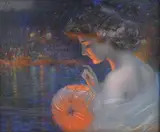 Fête vénitienne" by Delphin Enjolras, 1908, Pastel, sold Nov 2024