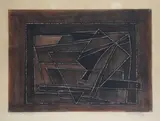 L'homme au doigt coupé by Jean Signovert, 1978, Pastel, fusain et grattage, sold Nov 2024