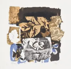 Composition by Antoni Clavé, Lithographie signée en bas à droite et numérotée en bas à gauche Planche:, sold Nov 2024