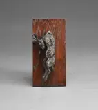 Lièvre mort by Pierre-Jules Mêne, Bronze patiné sur une planchette, sold Nov 2024