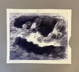 Sans titre ou Orage violet by Jean Fautrier, 1937, Eau-forte et aquatinte, épreuve d'artiste, annotée au dos, sans signature (probable épreuv, sold Nov 2024