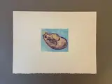 Sans titre ou Bergeronnette, (état unique by Jean Fautrier, Eau-forte et aquatinte, sold Nov 2024