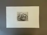 Sans titre ou Nu noir by JJean Fautrier, 1942, Eau-forte et aquatinte, sold Nov 2024