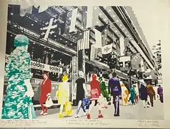 Le peintre et son modèle by Gérard Fromanger, 1972, Lithographie en couleurs, sold Jan 2022
