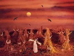 The Scarecrow by Marnie Weber, 2003, Épreuve chromogénique avec collage (pièce unique), sold Jul 2023