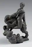 La sorcière by Henri Lagriffoul, Épreuve en bronze patiné, sold Jul 2023