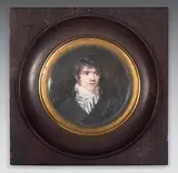 Portrait de Pierre Perier by Jean-Baptiste Isabey, Aquarelle et gouache, sold Jun 2023