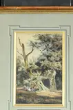 La partie de campagne à Saint Cloud by Jean-Louis David, Aquarelle, sold Jun 2023