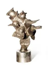 Cryptophare n°2 by Viseux Claude, 1969, Acier inoxydable, sculpture Stainless steel, sculpture, sold Feb 2017