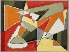 Amsterdam III by James Pichette, 1952, Gouache sur papier, sold May 2024