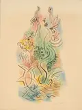 Sans titre by André Masson, Lithographie sur papier, sold May 2024