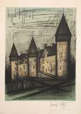 Le château de Culan by Bernard Buffet, 1965, Lithographie en couleurs sur papier, sold May 2024