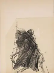 La Délirante by Sam Szafran, 1967, Lithographie sur papier, sold May 2024