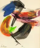 Sans titre by Gérard Ernest Schneider, Aquarelle et gouache sur papier, sold May 2024