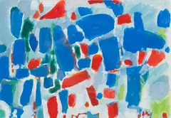 Sans titre by Paul Charlot, 1983, Gouache sur papier, sold May 2024