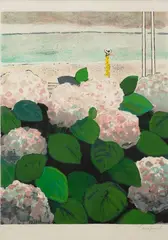 Les hortensias by Jean-Pierre Cassigneul, Lithographie en couleurs sur papier, sold May 2024