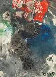 Sans titre by Thanos Tsingos, Gouache sur isorel, sold Apr 2024