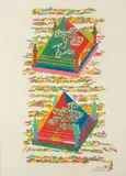 Tokyo Tokiwamatsu by Keiichi Tanaami, 1983, Encre et, pastel sur papier, sold Apr 2024