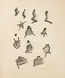 Sans titre by Henri Michaux, Lithographie sur papier, sold Feb 2024