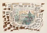 Abside de Vétheuil by Jean Paul Riopelle, 1985, Lithographie en couleurs, sold Feb 2024