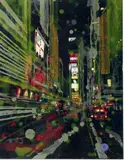 New York by Gottfried Salzmann, Gravure sur photographie signée en bas à droite, sold Mar 2022