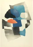 Armure bleue by Patrick Jannin-Oms, Lithographie signée en bas à droite et numérotée, sold Mar 2022