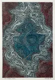 Losange IX » by Albert Poizat, 1991, Gouache, sold Mar 2022