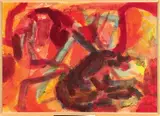 Carioca II 1961 by Yoran Cazac, Aquarelle, sold Mar 2022