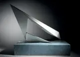 L'élan by Anton Prinner, Épreuve en bronze polychrome gris et blanc (repeint), fonte de Blanchet, sold Nov 2021