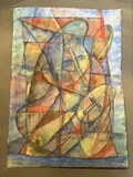 Maternité by Manuel Rendón Seminario, Aquarelle sur papier signée en bas à gauche, sold Jun 2024