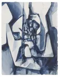 Payne et outremer by Mary Baird-Smith, Aquarelle, sold May 2024