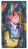 Jaune, bleu, rose by Mary Baird-Smith, Aquarelle, sold May 2024