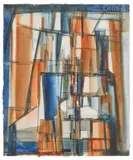 Sienne brûlée et phtalo by Mary Baird-Smith, Aquarelle, sold May 2024