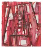 Cobalt violet et magenta by Mary Baird-Smith, Aquarelle, sold May 2024