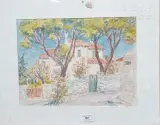 Vue d'une rue nimoise by Marguerite Bremond, Aquarelle, sold May 2024