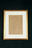 Le cavalier aux aguets by Évariste-Vital Luminais, Crayon noir, sold Nov 2022