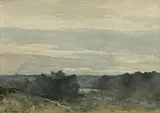 Paysage, [19]02 by Henri Harpignies, Aquarelle, sold Nov 2022