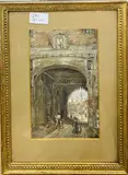 Augsbourg by Louis Désiré Thienon, 1853, Aquarelle, sold Jul 2022