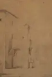 Puits à Rome by Henri Labrouste, Lavis brun sur traits de crayon noir, sold Jun 2022