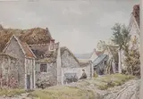 Paysanne à Auvers-sur-Oise by Henri Laurent Mouren, Aquarelle signée en bas à gauche, sold Nov 2025