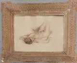 Femme nue allongée by Jean Dulac, Pastel signé, sold Nov 2025