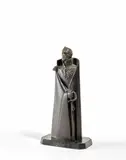 Le Maréchal Ney by Jean Lambert-Rucki, Epreuve en bronze original à patine brune et verte reposant sur une base de marbre noir, sold Nov 2025