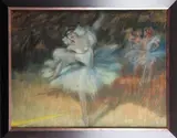 La danseuse » by Louis Fortuney, 1960, Pastel, sold Nov 2025