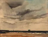 La mer du Nord by Floris Jespers, 1913, Aquarelle et gouache sur papier, sold Dec 2018