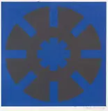 Composition au cercle et aux triangles by Victor Noel, 1966, Gouache sur papier, sold Dec 2018