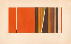 Sans titre by Luc Peire, 1964, Lithographie n°18/50, sold Dec 2018