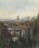 Florence by Pierre Laprade, Aquarelle sur papier, sold Nov 2018